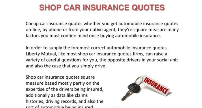 PPT - SHOP CAR INSURANCE QUOTES PowerPoint Presentation, free download ...
